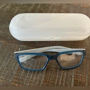 Nike Blue and White Kids Glasses